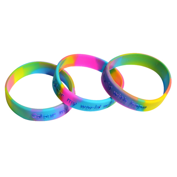 Custom Printed Branded Silicone Bracelets