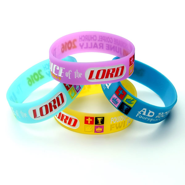 Custom Printed Silicone Wristbands
