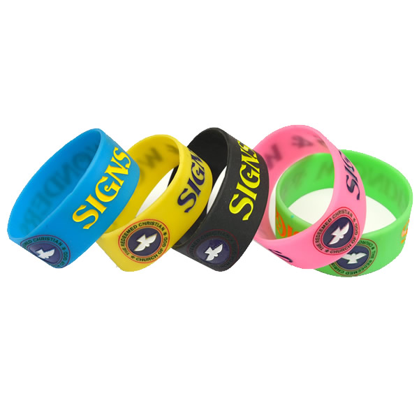 Custom Silicone Bracelets with Logo For Events