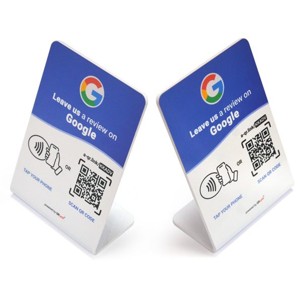 Programmable NFC QR Code Stand