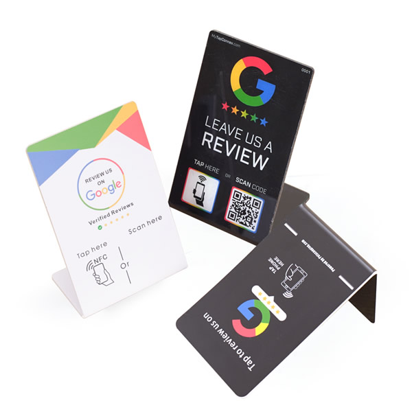 Programmable NFC QR Code Stand