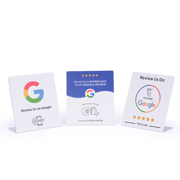 NFC Tap to Review Stand for Business