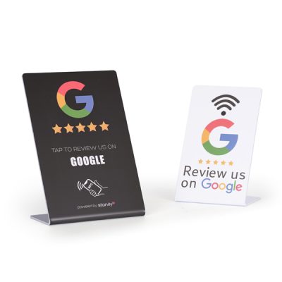 Contactless NFC Tap Sign for Google Reviews
