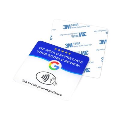 Tap to Review Programmable NFC Plate for Small Business