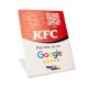 Restaurant NFC Menu Stand with QR Code