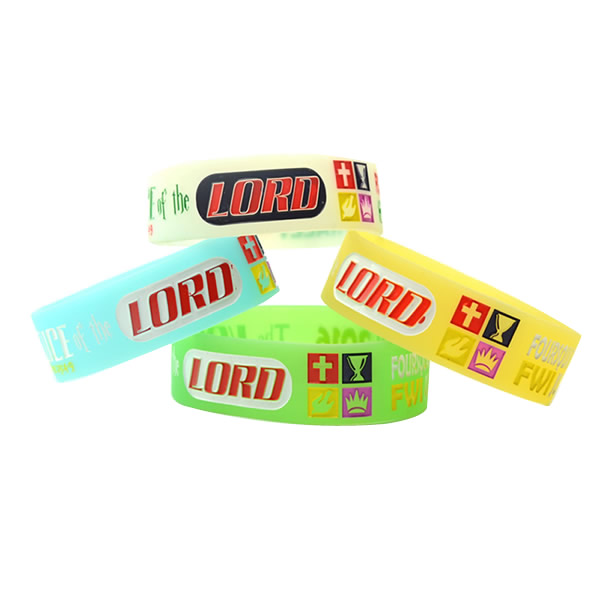Personalized Printed Silicone Wristbands