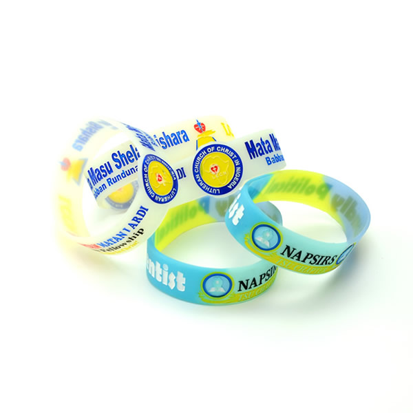 Personalized Printed Silicone Wristbands