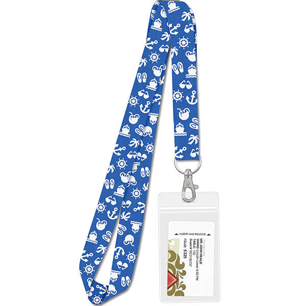 Custom Lanyards with ID Holder, Bulk Staff Work Lanyard & Neck ID Holder