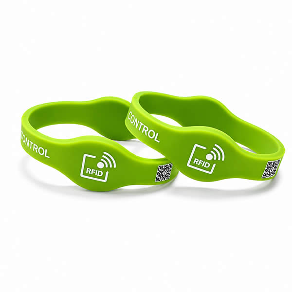 RFID Chip Bracelet, Dual Frequency Programmable Mifare Wristband for Access Control