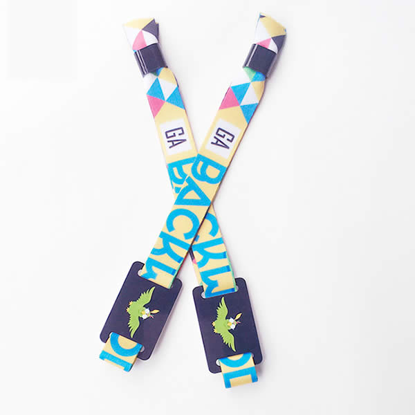 NFC Fabric Wristbands Custom NFC Tag Bracelets for Events & Festivals