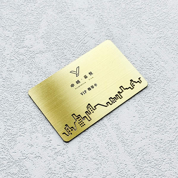 Metal NFC Cards Tap-to-Share Metal RFID Smart Business Cards