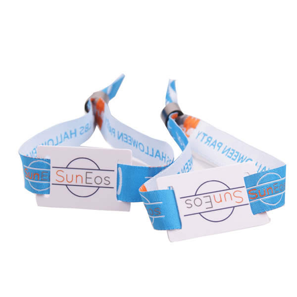 NFC Fabric Wristbands Custom NFC Tag Bracelets for Events & Festivals