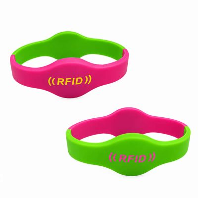 RFID Chip Bracelet, Dual Frequency Programmable Mifare Wristband for Access Control