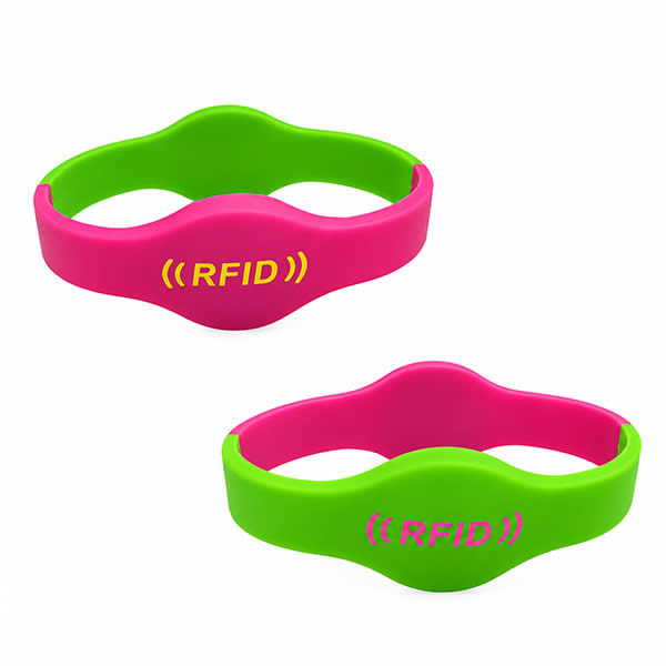 RFID Chip Bracelet, Dual Frequency Programmable Mifare Wristband for Access Control