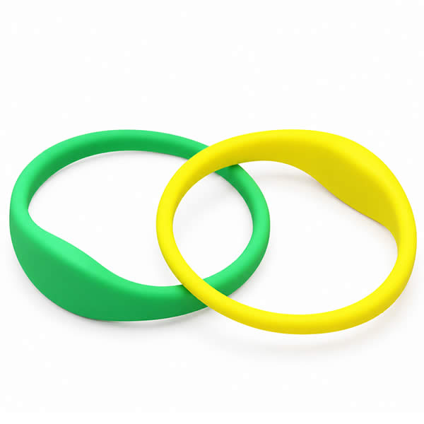 RFID Silicone Wristband, Custom RFID Chip Bracelet for Events & Access Control