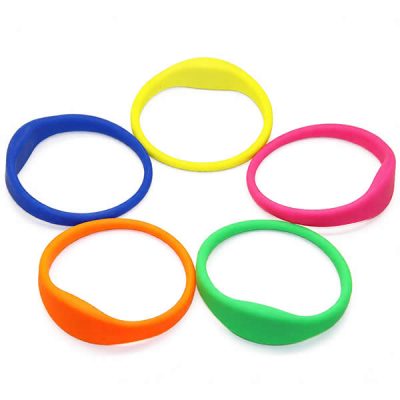 RFID Silicone Wristband, Custom RFID Chip Bracelet for Events & Access Control