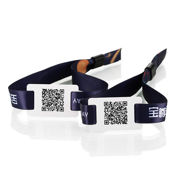 NFC Fabric Wristbands Custom NFC Tag Bracelets for Events & Festivals