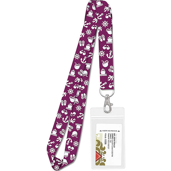 Custom Lanyards with ID Holder, Bulk Staff Work Lanyard & Neck ID Holder