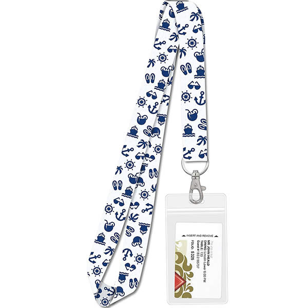 Custom Lanyards with ID Holder, Bulk Staff Work Lanyard & Neck ID Holder