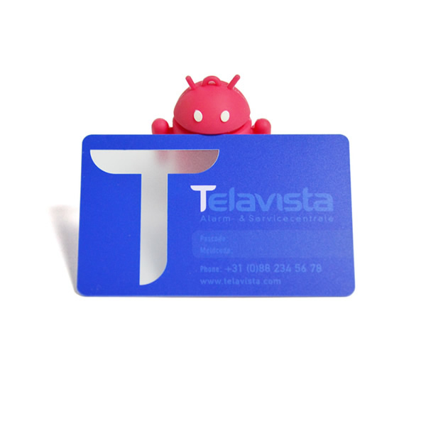 Frosted Clear Plastic Business Card Custom Print