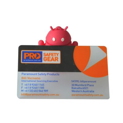 Transparent PVC Name Card Custom Logo Printing