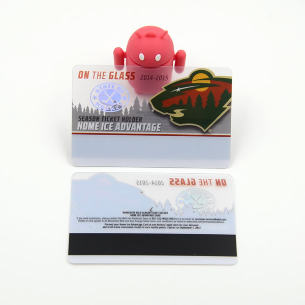 Frosted Clear Plastic Business Card Custom Print