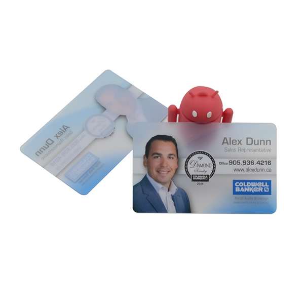 Custom Clear Transparent PVC Business Cards