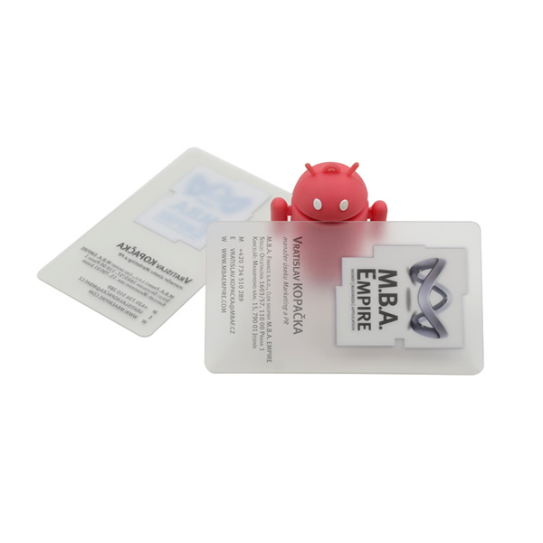 Custom Clear Transparent PVC Business Cards