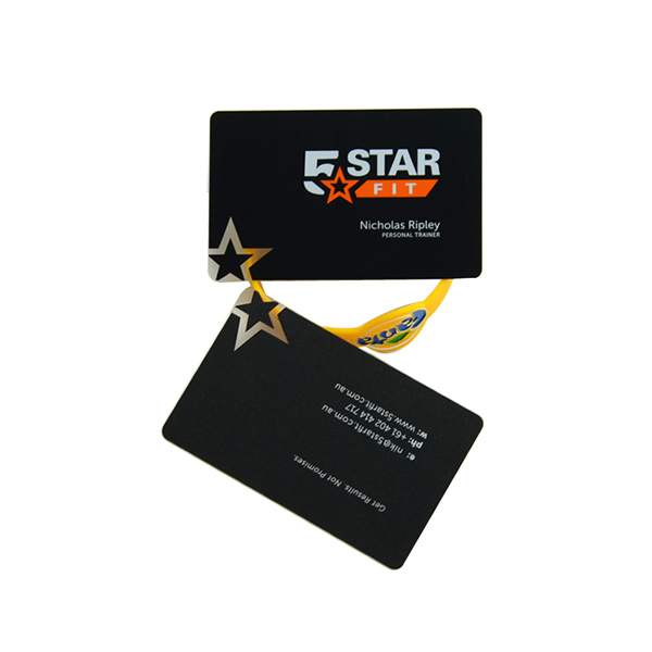 Frosted Clear Plastic Business Card Custom Print